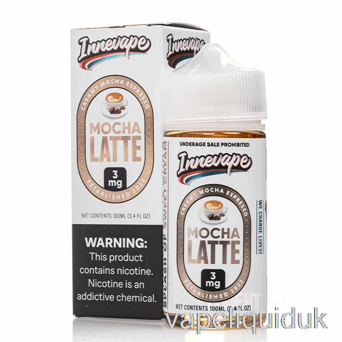 Mocha Latte - Innevape - 100mL 3mg Vape Liquid